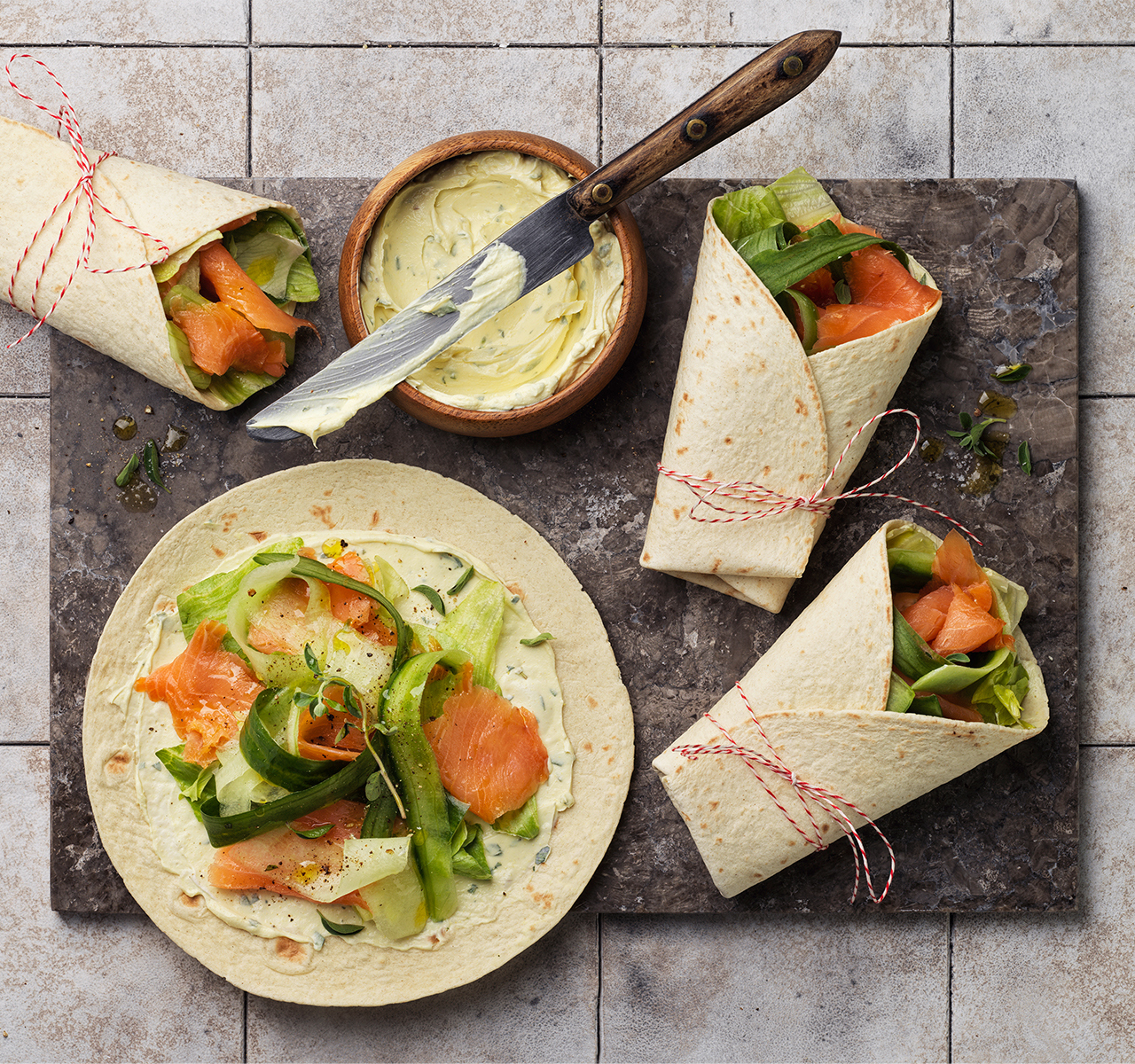Wrap al salmone