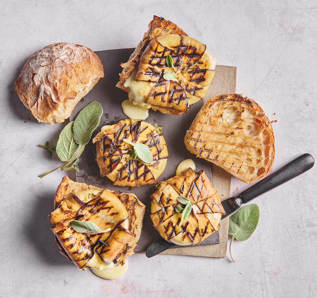 Ballotins de tomme grillés